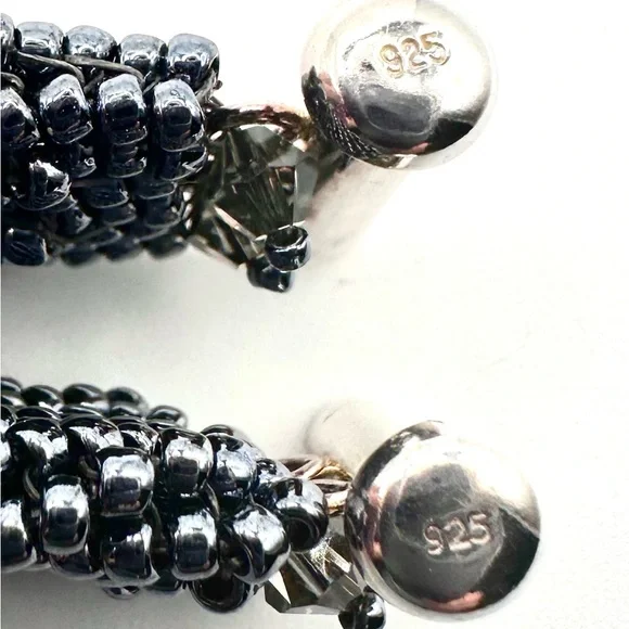 New Sleek Beautiful Black Mesh Choker Necklace, Can Also be worn as a Bracelet - Picture 5 of 8